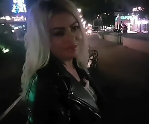 Publiczny agent hot blondynka ssanie chuja za gotówka pieniądze