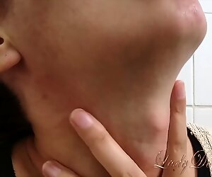 Leher berciuman janin, leher fetish jakun