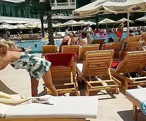Hete blonde neukt op de eerste date-tiener kut creampie