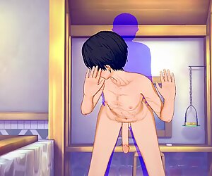 Sword seni online yaoi - kirito seks anal gay tanpa kondom dengan creampie in his pantat - jepang asia manga anime permainan porn gay